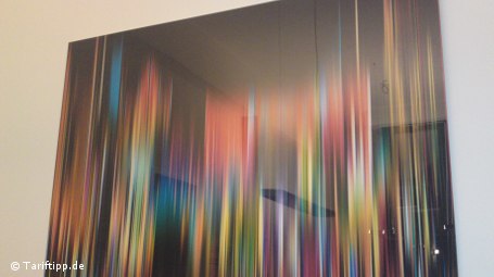 Selbst diese psychedelische Multi-Color-Bild wird vom Satio anst&auml;ndig abgelichtet